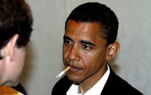 Obama Smoking